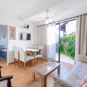 Apartamento pé na areia em condomínio com piscina N1298 , Florianópolis Brasil